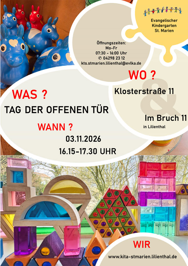 Tag der Offenen Tür 2026 Kita St. Marien Lilienthal